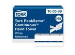 Tork® Papierhandtücher PeakServe® Endlos™ H5 100589, 1-lagig, geprägt, FSC®-Papier, 12 Pack á 270 Blatt (3240 Tücher), weiß