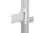Treston QuatreX Universalhalter mit Arm, schwenkbar, bis 15 kg, 460 mm Armlänge, ESD-leitfähig, lichtgrau RAL 7035