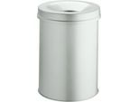 Papierkorb Safe, selbstlöschend 30 L, grau