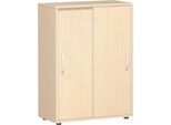 Schiebetürenschrank PALENQUE, 3 OH, B 800 x T 400 x H 1104 mm, Ahorn