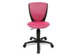 Topstar Kinderdrehstuhl High S´cool, ohne Armlehnen, Muldensitz, 3D-Netz-Rückenlehne, pink/schwarz