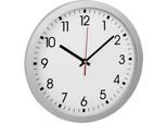 Wanduhr, silber