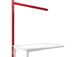 Aufbauportal, Ansatzisch SPEZIAL Arbeitstisch-/Werkbanksystem UNIVERSAL/PROFI, 1500 mm, rubinrot