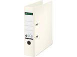 LEITZ® Ordner 1007/1008, DIN A4, Rückenbreite 80 mm, einzeln, weiß