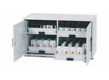 Säuren- und Laugen-Unterbauschrank asecos SL-CLASSIC-UB, Flügeltüren, Front Lichtgrau, B 1100 x T 570 x H 600 mm
