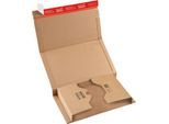 ColomPac Wickelverpackung CP 020, mit Selbstklebeverschluss, Wellpappe, braun, B 388 x T 260 x H 100 mm (C4+), 20 Stück