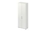 Schäfer Shop Select Schrank Start Off, 6 OH, abschließbar, B 800 x T 420 x H 2240 mm, Holz, lichtgrau/lichtgrau