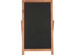 Update Display Kreidetafel Aufsteller FLOOR, klappbare Rückenstütze, beschriftbar, MDF, Buche, B 440 x H 1020 mm