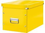 LEITZ® Aufbewahrungsbox Click + Store, für ovale/höhere Gegenstände 320 x 310 x 360 mm, gelb