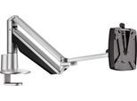 Monitorarm Novus CLU III C, für 1 Monitor bis 7 kg, mit Tischbefestigung, neig/schwenk/höhenverstellbar, silbern/anthrazit