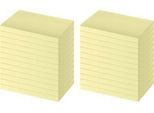 Schäfer Shop Select Haftnotizen, 125 x 75 mm, 100 Blatt, 24 Stück, gelb