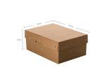 Archivbox Falken PureBox Nature A5, für bis zu 1250 Blatt, mit Beschriftungsfeld, L 250 x B 180 x Füllhöhe 100 mm, FSC®-Pappe, braun