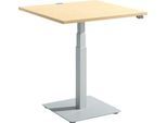 Schäfer Shop Select Beistelltisch FLEXXAS, elektrisch höhenverstellbar, ergonomisch, B 800 mm, Ahorn