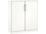 Flügeltürenschrank ASISTO C 3000, 3 Ordnerhöhen, B 1200 mm, weiß/weiß