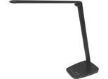 UNILUX TWISTLED Schreibtischleuchte, 2700 - 6000 K, 1558 lm, dimmbar, USB Ladefunktion, faltbar, schwarz