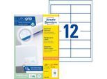 AVERY Zweckform 3659-200 Universal-Etiketten, ultragrip, 97 x 423 mm, DP INTERNETMARKE geeignet