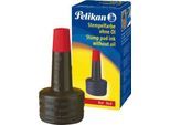 Pelikan Stempelfarbe, Verstreichflasche, 28 ml, ohne Öl, rot