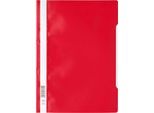 Durable Sichthefter, DIN A4, Polypropylen, 50 Stück, rot
