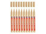 EDDING Lackmarker 751, 1-2 mm, gold, 10 Stück