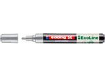 Lackmarker Edding 50 EcoLine, Schreibfarbe Silber, Rundspitze, Strichstärke 2-3 mm, mit Kappe, wasserbasiert, nachfüllbar, 1 Stück