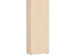 Aktenschrank PALENQUE, 6 OH, abschließbar, B 800 x T 420 x H 2160 mm, Ahorn-Dekor