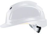 Schutzhelm Uvex pheos B-WR, EN 397, Schirm & Belüftung, Größen 52-61, weiß