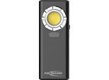 ANSMANN WL1200R-DS Arbeitsleuchte, 1.200 Lumen, Akku, IPX6/IK07, Drei Helligkeitsstufen, mit Haltemagneten und Gürtelclip, schwarz