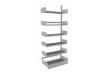 Variabo Freiarmregal, Anbaufeld, einseitig, 400 mm Fachbodentiefe, 1000 x 2500 mm