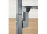 Schäfer Shop Select Verkettungsadapter, für 1-stufig & 2-stufig elektrisch höhenverstellbare + manuell höhenverstellbare Schreibtische ERGOSTYLE S, anthrazit