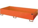 Regalwanne Typ RW/RW 2700-3, ohne Gitterrost, orange RAL2000