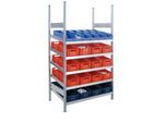 Komplettregal MBR 3000, Grundfeld, 5 schräge Fachebenen, 2278 x 500 x 1004 mm