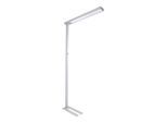 LED-Stehleuchte Linearo, Leistung 50 W, 5600 lm, 4000 K, bildschirmarbeitsplatzfähig, L 880 x B 100 x H 1852 mm, Aluminium & Stahl, weißalu RAL 9006