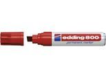 edding 800, m. Keilspitze, 4-12 mm, rot, 1 Stück