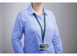 Textilband Soft Colour, mit Karabiner, B 15 x L 440 mm, 10 Stück, nachtblau