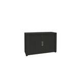 Rollladenschrank, 2 OH, 1teilig, ohne Mitteltrennwand, B 1200 mm, graphit