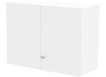 Schäfer Shop Genius Aufsatzschrank TETRIS WALL, 2 Ordnerhöhen, Türanschlag rechts, B 1000 x T 440 x H 740 mm, weiß