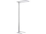 LED Stehleuchte Spittler SL720, inkl. Tageslichtsensor, indirekt/direkt leuchtend, 8940 lm, weiß-aluminium