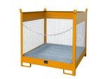 Fass-Stapelpalette Bauer FSP-4 D, für 4 x 200 l Fass, orange