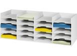 Sortierstation, DIN A4, Polystyrol, für Schränke, 20 Fächer, B 897 x T 304 x H 313 mm