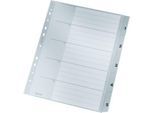 LEITZ® Kunstoffregister, Zahlen 1-5 (5 Blätter), Nr. 1283