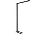 LED-Stehlampe Maul MAULsirius colour vario sensor, 80 W, 8750 lm, 3000-5500 K, direktes/indirektes Licht, stufenlos dimmbar, Aluminium & Stahl, schwarz