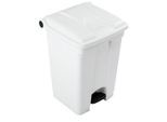 Tretabfallsammler aus Polyethylen 45 l, weiß