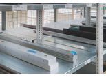 SCHULTE Lagertechnik - Doppel-Grundregal Stecksystem MULTIPlus250 - 3000x1000x(2x600) mm, 14 Böden, verzinkt