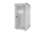 Gasflaschencontainer BAUER GFC-B M0, B 1090 x T1185 x H 2205, für 9 Gasflaschen, feuerbeständig, abschließbar, weiß