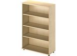 Schäfer Shop Genius Regal TETRIS WOOD, 4 OH, Höhe inkl. Gleiter, B 1000 mm, Ahorn-Dekor