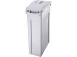 Rubbermaid Deckel Slim Jim mit geschlossenem Griff, passend für 87-l-Behälter, 518 x 287 x 71 mm, Polypropylen, grau