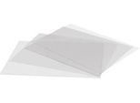 Antireflex-Schutzfolie für wetterfeste Klapprahmen mit Oberprofil 25 mm, DIN A1, B 627 x H 874 mm, Stärke 0,4 mm, PET, transparent