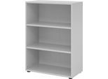 Regale Breno, 3 OH, 28 kg je Boden, B 800 x T 400 x H 1100 mm, Spanplatte, lichtgrau