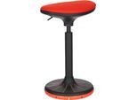 Schäfer Shop Genius Steh-/Sitzhilfe SSI PROLINE P 3-D, ergonomisch, patentierte Sohle, höhenverstellbar, B 380 x T 320 x H 570-790 mm, rot/schwarz-rot