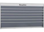 Stecktafel für Baupläne, 6 Schienen